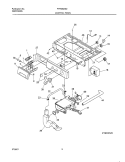 CONTROL PANEL Diagram and Parts List for FTF630AS0  Frigidaire Washer