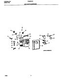 ICE & WATER DISPENSER Diagram and Parts List for FRS24AGGB1  Frigidaire Refrigerator