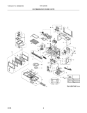 RECOMMENDED SPARE PARTS Diagram and Parts List for FMV158FMB  Frigidaire Microwave