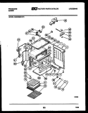 BODY PARTS Diagram and Parts List for REGS38BKL0  Frigidaire Range