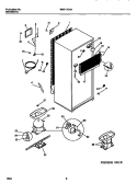 COOLING SYSTEM Diagram and Parts List for WRT17CVAW2  Frigidaire Refrigerator