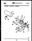 BURNER, IGNITER AND VALVE Diagram and Parts List for DG27A7WVFX  Gibson Dryer