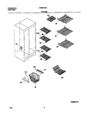 SHELVES Diagram and Parts List for MRS20HNGD0  Frigidaire Refrigerator