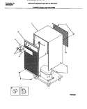 CABINET FRONT AND WRAPPER Diagram and Parts List for MDH15TF3  Frigidaire Dehumidifier