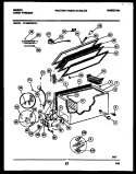CHEST FREEZER PARTS Diagram and Parts List for FH16M3WXFJ  Gibson Freezer