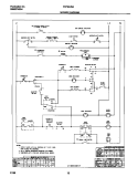 WIRING DIAGRAM Diagram and Parts List for FEF357BADF  Frigidaire Range