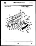 BACKGUARD Diagram and Parts List for 31-4668-18-01  Tappan Range