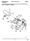 GAS VALVE, BURNER ASSEMBLY, SENSOR Diagram and Parts List for FDG847GCT0  Frigidaire Dryer