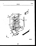CABINET PARTS Diagram and Parts List for RSG192NCD1  Frigidaire Refrigerator