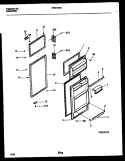 Part Location Diagram of 5303319043 Frigidaire DOOR-DAIRY WHITE