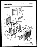 Part Location Diagram of 5303289327 Frigidaire INSERT-MULLION
