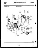 POWER CONTROL Diagram and Parts List for 77-4987-00-03  Tappan Microwave Oven Combo