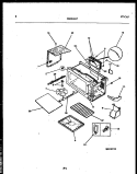 WRAPPER AND BODY PARTS Diagram and Parts List for 56-2651-10-01  Tappan Microwave