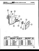 AIR HANDLING PARTS Diagram and Parts List for A08ME2E2  Frigidaire Air Conditioner