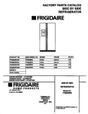 COVER Diagram and Parts List for FRS28ZRGD2  Frigidaire Refrigerator