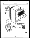 SYSTEM AND AUTOMATIC DEFROST PARTS Diagram and Parts List for RT19F5WX3B  Gibson Refrigerator