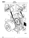 CABINET / DRUM Diagram and Parts List for GDE336RBW2  Gibson Dryer