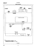 WIRING SCHEMATIC Diagram and Parts List for FGF337BCB  Frigidaire Range