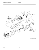 Part Location Diagram of 5304465382 Frigidaire MOTOR