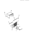 CABINET, FRONT, WRAPPER Diagram and Parts List for SH310C1QA  Kelvinator Air Conditioner