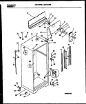 CABINET PARTS Diagram and Parts List for MRT19PNBD0  Uni Refrigerator