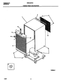 CABINET FRONT AND WRAPPER Diagram and Parts List for MDDQ40FG1  Gibson Dehumidifier