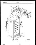 CABINET PARTS Diagram and Parts List for RT181TCW0  Frigidaire Refrigerator