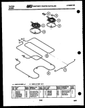 BROILER PARTS Diagram and Parts List for 31-3857-66-01  Tappan Range