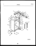 CABINET PARTS Diagram and Parts List for FPCE19TRL0  Frigidaire Refrigerator