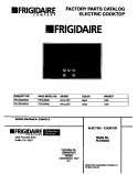 COVER Diagram and Parts List for FEC6X9XEBA  Frigidaire Cooktop