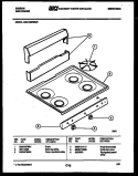 CABINET PARTS Diagram and Parts List for GAS148P1A1  Gibson Air Conditioner