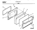 DOOR Diagram and Parts List for 30-2759-00-10  Tappan Range