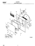 P16D0021 FRNT PNL, DOOR Diagram and Parts List for FDG216RES0  Frigidaire Dryer