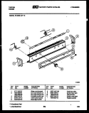 Part Location Diagram of 319T012P12 Frigidaire INSERT-CONTROL PANEL