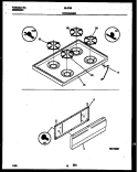 COOKTOP AND DRAWER PARTS Diagram and Parts List for 30-2759-00-07  Tappan Range