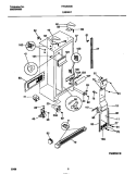 CABINET Diagram and Parts List for FRS28ZGED0  Frigidaire Refrigerator