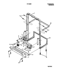 FRAME DETAILS Diagram and Parts List for F71C885BB0  Frigidaire Dishwasher