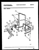 POWER DRY AND MOTOR PARTS Diagram and Parts List for SU550AXR1  Frigidaire Dishwasher