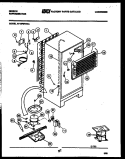 SYSTEM AND AUTOMATIC DEFROST PARTS Diagram and Parts List for RT15F2WV4A  Gibson Refrigerator