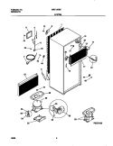 SYSTEM Diagram and Parts List for MRT15DREW6  Uni Refrigerator