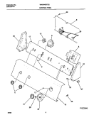 P12C0045 CONTROL PANEL Diagram and Parts List for WWS445RFS0  Frigidaire Washer