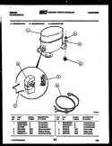 COMPRESSOR PARTS Diagram and Parts List for MC25S7GYNA  Gibson Dehumidifier