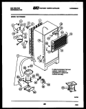 SYSTEM AND AUTOMATIC DEFROST PARTS Diagram and Parts List for TAK170GN0D  Kelvinator Refrigerator