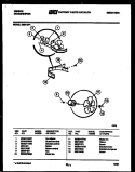 AIR CONTROL PARTS Diagram and Parts List for GED15P1  Gibson Dehumidifier