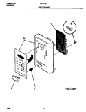 Part Location Diagram of 5303319668 Frigidaire PANEL-CONTROL SUB A