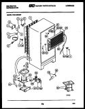 SYSTEM AND AUTOMATIC DEFROST PARTS Diagram and Parts List for TSK140EN5T  Kelvinator Refrigerator