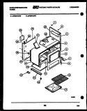 BODY PARTS Diagram and Parts List for GF501KXD0  Frigidaire Range