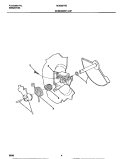 DETERGENT CUP Diagram and Parts List for MDS251RER0  Frigidaire Dishwasher