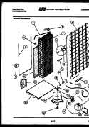 SYSTEM AND AUTOMATIC DEFROST PARTS Diagram and Parts List for FMW240EN3D  Kelvinator Refrigerator
