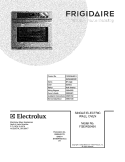 COVER Diagram and Parts List for FGEW3045KFA  Frigidaire Wall Oven